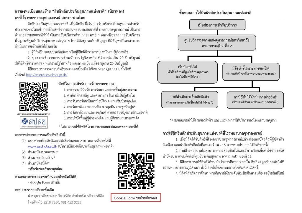 ?ข่าวฝากประชาสัมพันธ์ "มาย้ายสิทธิ์ประกันสุขภาพถ้วนหน้ากันเถอะ"? - รูปภาพที่ 2
