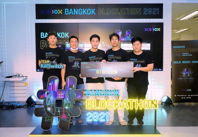 ภาควิชาวิศวกรรมคอมพิวเตอร์ขอแสดงความยินดีกับ รางวัลชนะเลิศ รางวัลรองชนะเลิศอันดับหนึ่ง และรองชนะเลิศอันดับ 2 ในงาน “BANGKOK BLOCKATHON 2021 : FINANCE AND BEYOND” - รูปภาพที่ 1