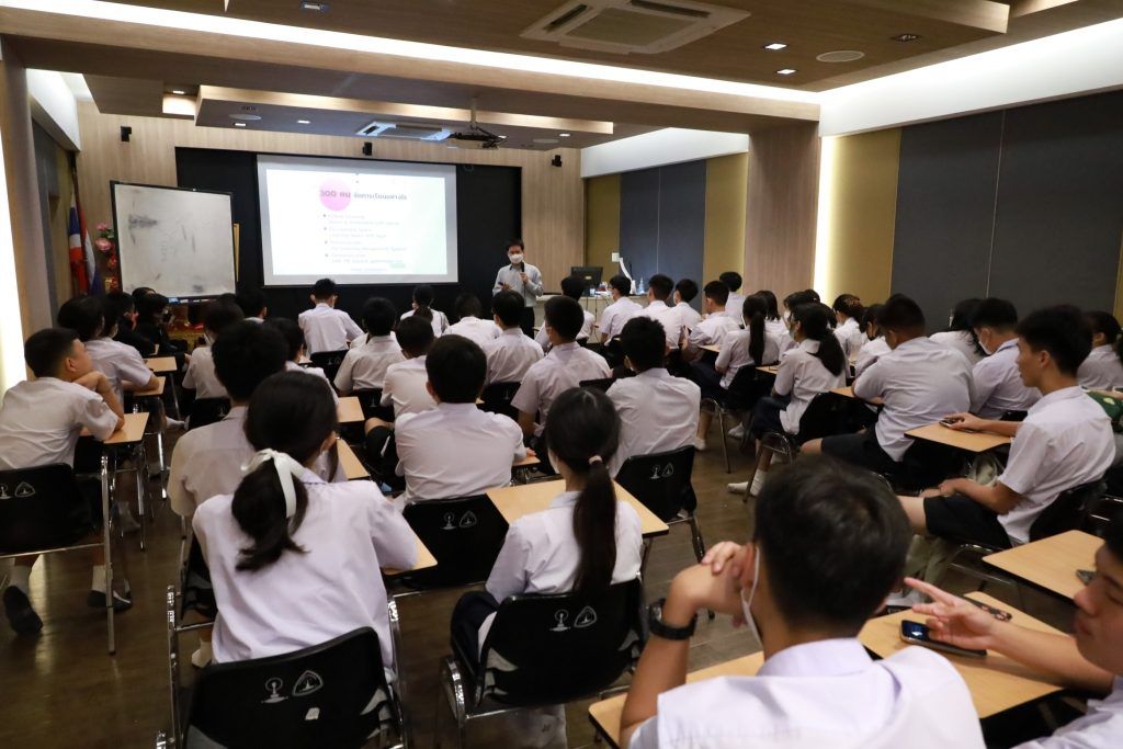 กิจกรรมแนะแนวการศึกษาต่อ คณะวิศวกรรมศาสตร์ จุฬาลงกรณ์มหาวิทยาลัย ณ รร.สาธิตจุฬาลงกรณ์มหาวิทยาลัย ฝ่ายมัธยม - รูปภาพที่ 6