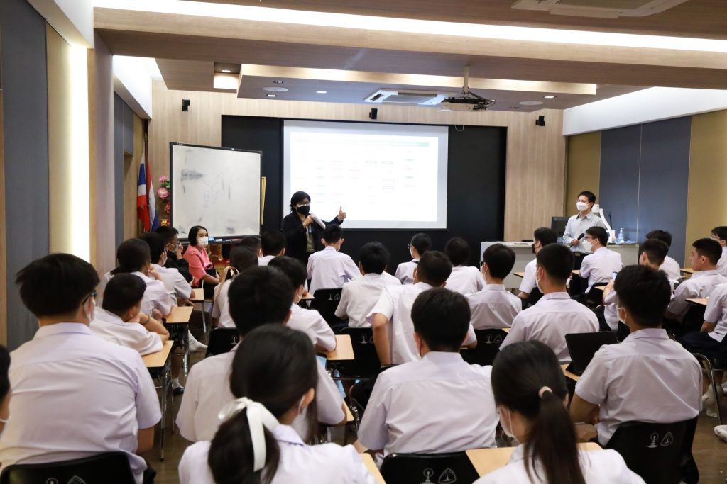 กิจกรรมแนะแนวการศึกษาต่อ คณะวิศวกรรมศาสตร์ จุฬาลงกรณ์มหาวิทยาลัย ณ รร.สาธิตจุฬาลงกรณ์มหาวิทยาลัย ฝ่ายมัธยม - รูปภาพที่ 1