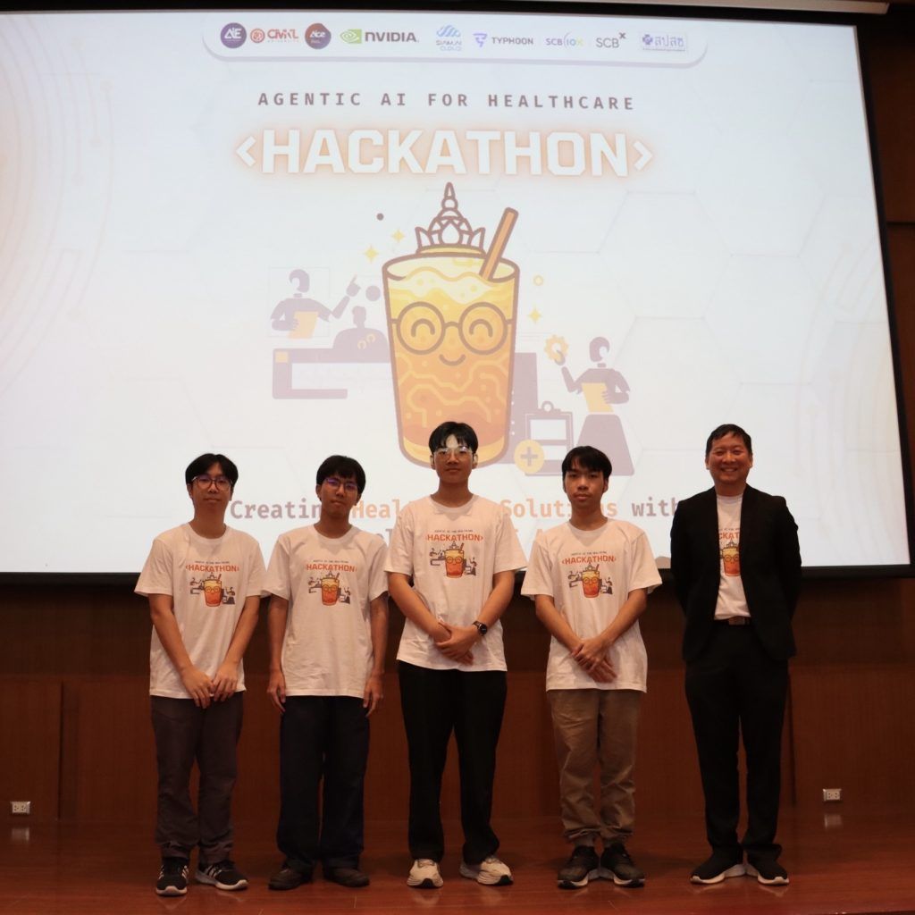 ภาควิชาวิศวกรรมคอมพิวเตอร์ คณะวิศวกรรมศาสตร์ จุฬาลงกรณ์มหาวิทยาลัย ขอร่วมแสดงความยินดีกับนิสิตที่คว้ารางวัล ชนะเลิศอันดับ 1 และ รางวัลชมเชย จากการแข่งขัน Agentic AI for Healthcare Hackathon ซึ่งจัดขึ้นระหว่างวันที่ 31 กรกฎาคม – 2 สิงหาคม 2568 ณ CMKL University - รูปภาพที่ 4