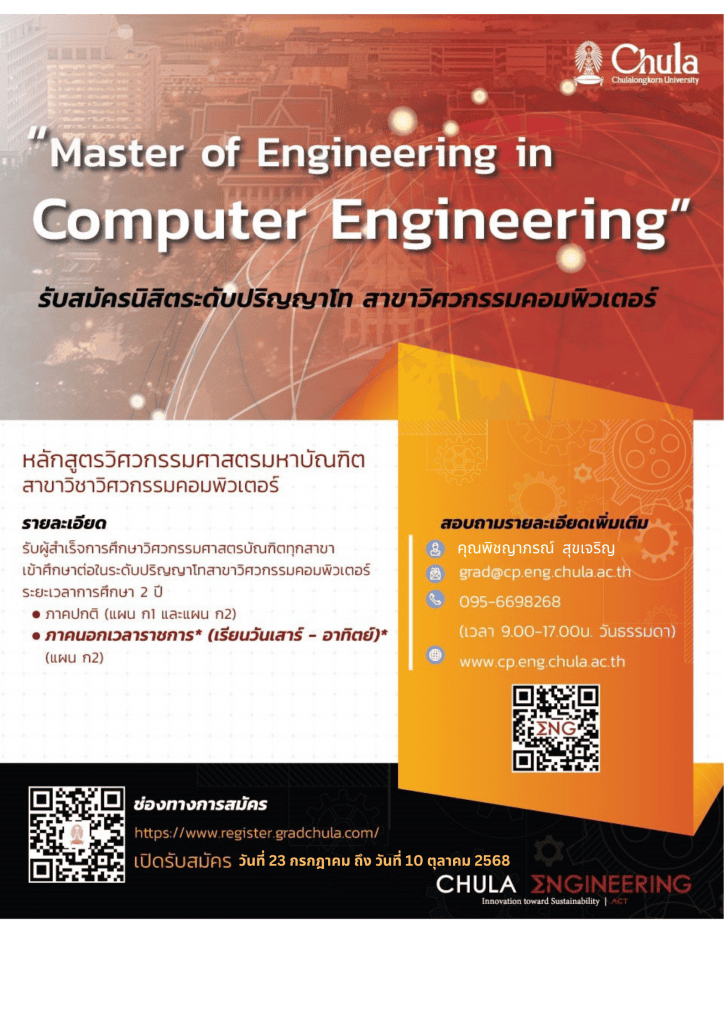ประกาศรับสมัคร นิสิต ระดับบัณฑิตศึกษา ภาคปลาย 2568 เปิดรับสมัครวันที่ 23 กรกฎาคม 2568 ถึง วันที่ 10 ตุลาคม 2568 - รูปภาพที่ 4