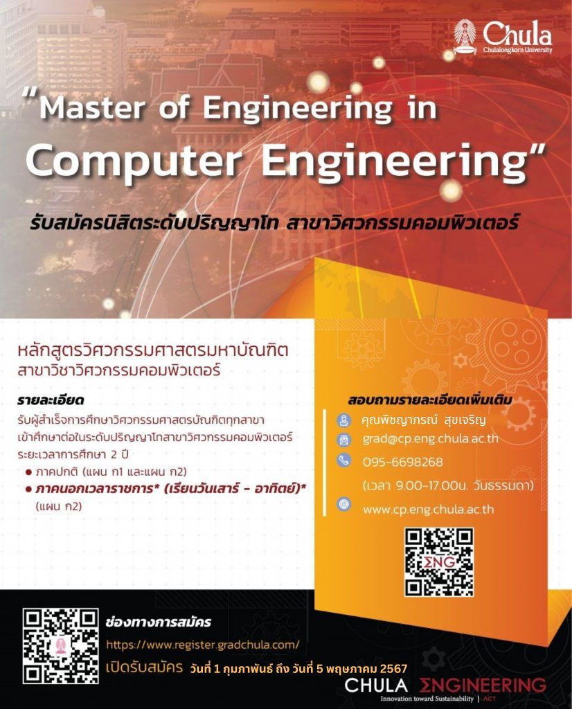 ประกาศรับสมัคร นิสิต ระดับบัณฑิตศึกษา ภาคต้น 2567 เปิดรับสมัครตั้งแต่ วันที่ 1 กุมภาพันธ์ 2567 ถึง วันที่ 5 พฤษภาคม  2567 - รูปภาพที่ 3