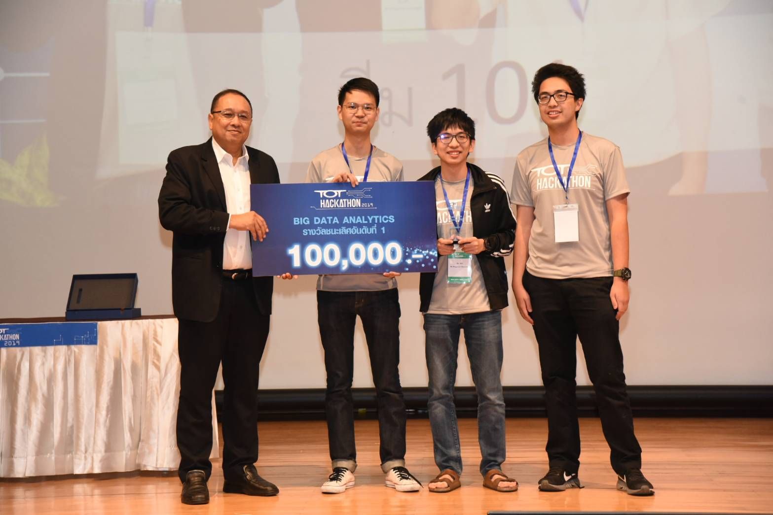 ภาควิชาวิศวกรรมคอมพิวเตอร์ ขอแสดงความยินดีกับนิสิตที่ได้รับรางวัลชนะเลิศ งาน TOT Hackathon 2019 สาขา Big Data Analytics - รูปภาพที่ 5