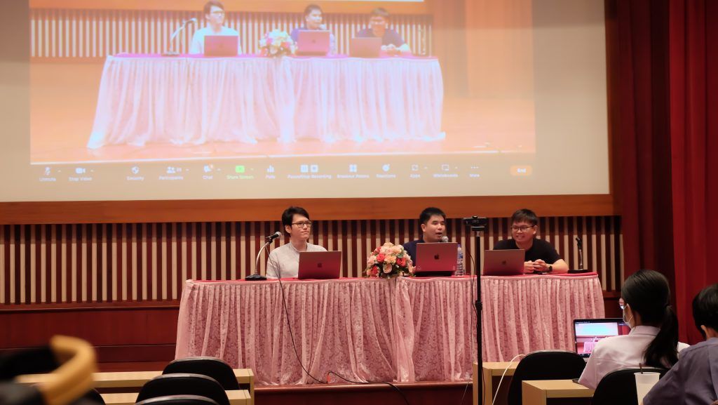 บรรยากาศการเสวนา เรื่อง การสัมมนา เรื่อง "การเตรียมตัวก่อนไปฝึกงาน" วันจันทร์ ที่ 12 มิถุนายน 2566 เวลา 10.00-12.00 น. - รูปภาพที่ 4