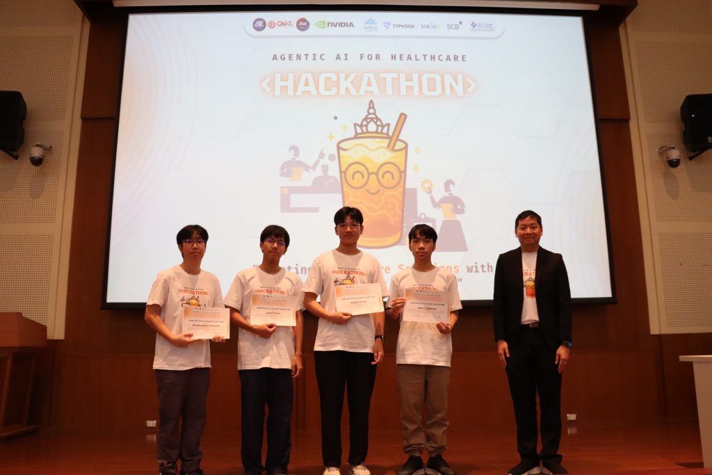 ภาควิชาวิศวกรรมคอมพิวเตอร์ คณะวิศวกรรมศาสตร์ จุฬาลงกรณ์มหาวิทยาลัย ขอร่วมแสดงความยินดีกับนิสิตที่คว้ารางวัล ชนะเลิศอันดับ 1 และ รางวัลชมเชย จากการแข่งขัน Agentic AI for Healthcare Hackathon ซึ่งจัดขึ้นระหว่างวันที่ 31 กรกฎาคม – 2 สิงหาคม 2568 ณ CMKL University - รูปภาพที่ 3