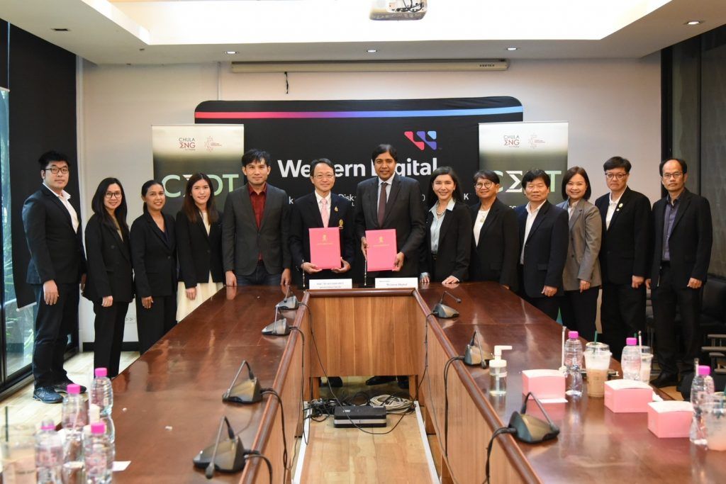 คณะวิศวกรรมศาสตร์ จุฬาลงกรณ์มหาวิทยาลัย ได้ลงนามในข้อตกลงความร่วมมือกับบริษัท เวสเทิร์น ดิจิตอล สตอเรจ เทคโนโลยีส์ (ประเทศไทย) จำกัด - รูปภาพที่ 2